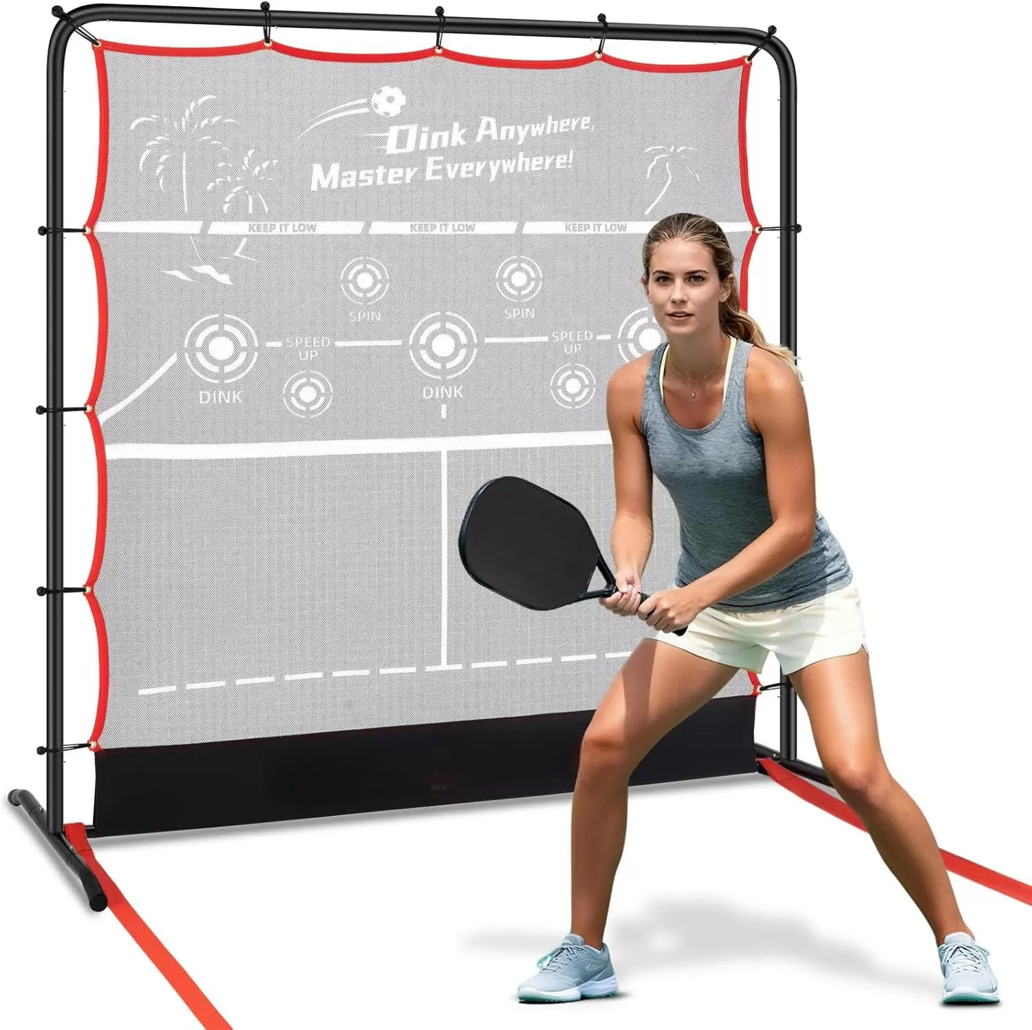 6*6英尺二合一鋼管匹克球II