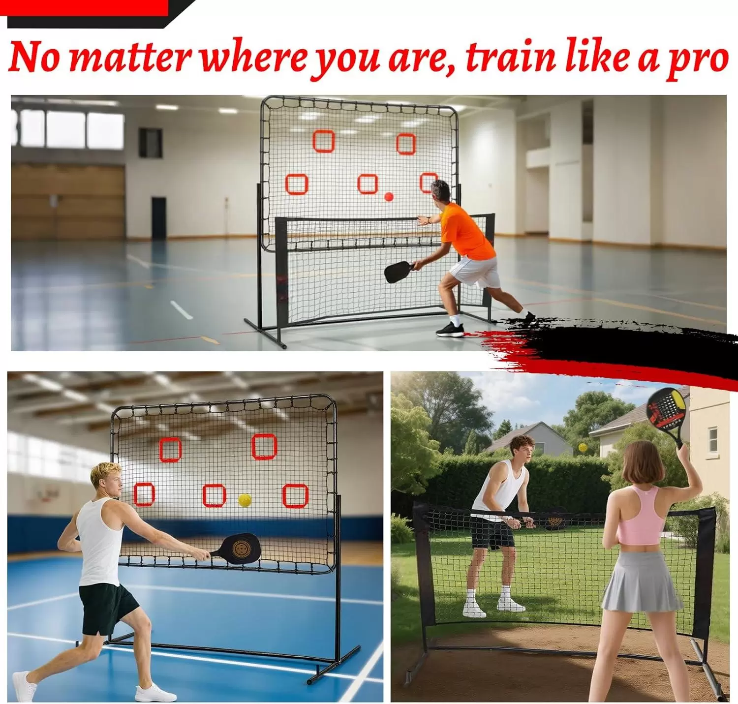 6*6英尺二合一鋼管匹克球IV