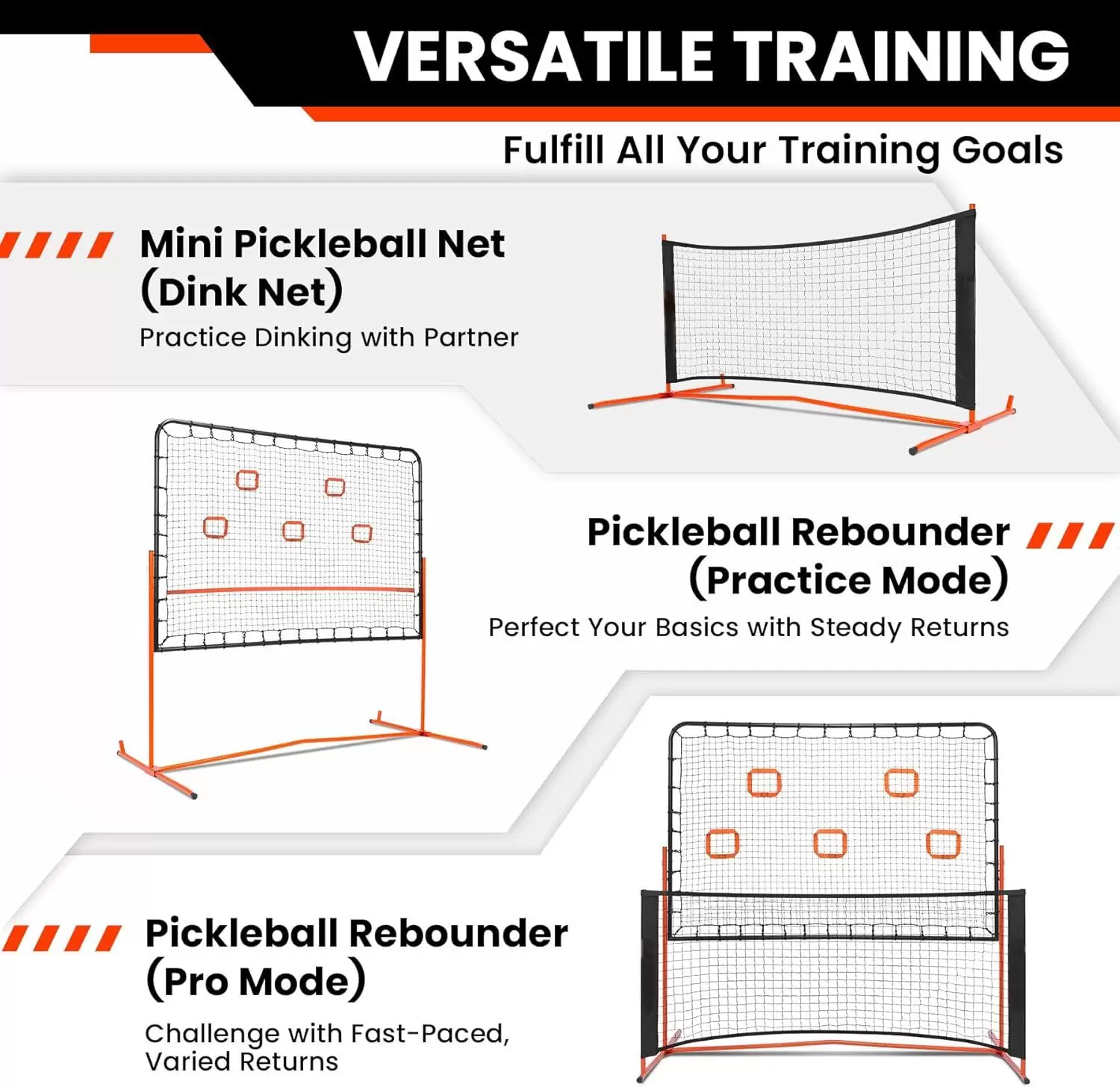 6*6英尺二合一鋼管匹克球IV