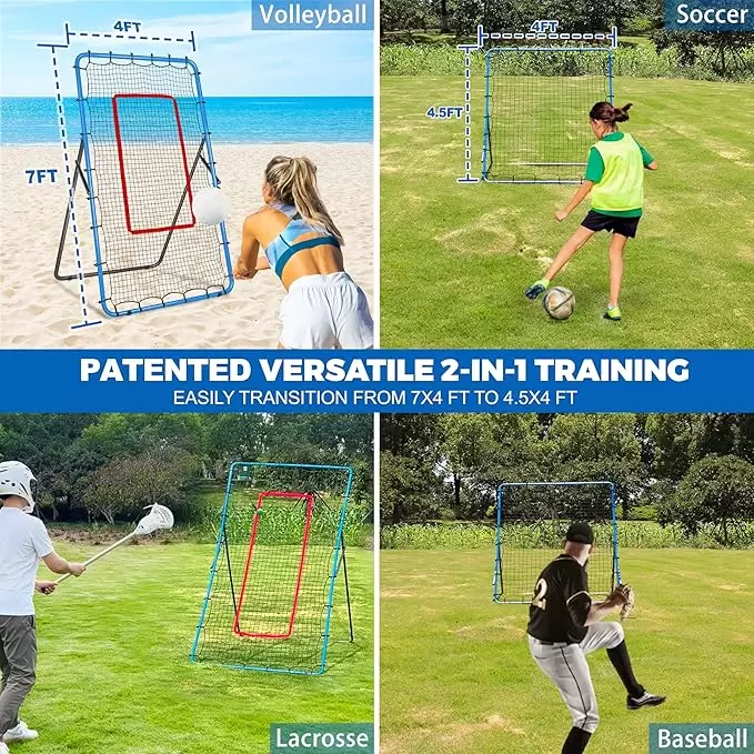 2-1 尺寸可轉換多功能運動回彈網