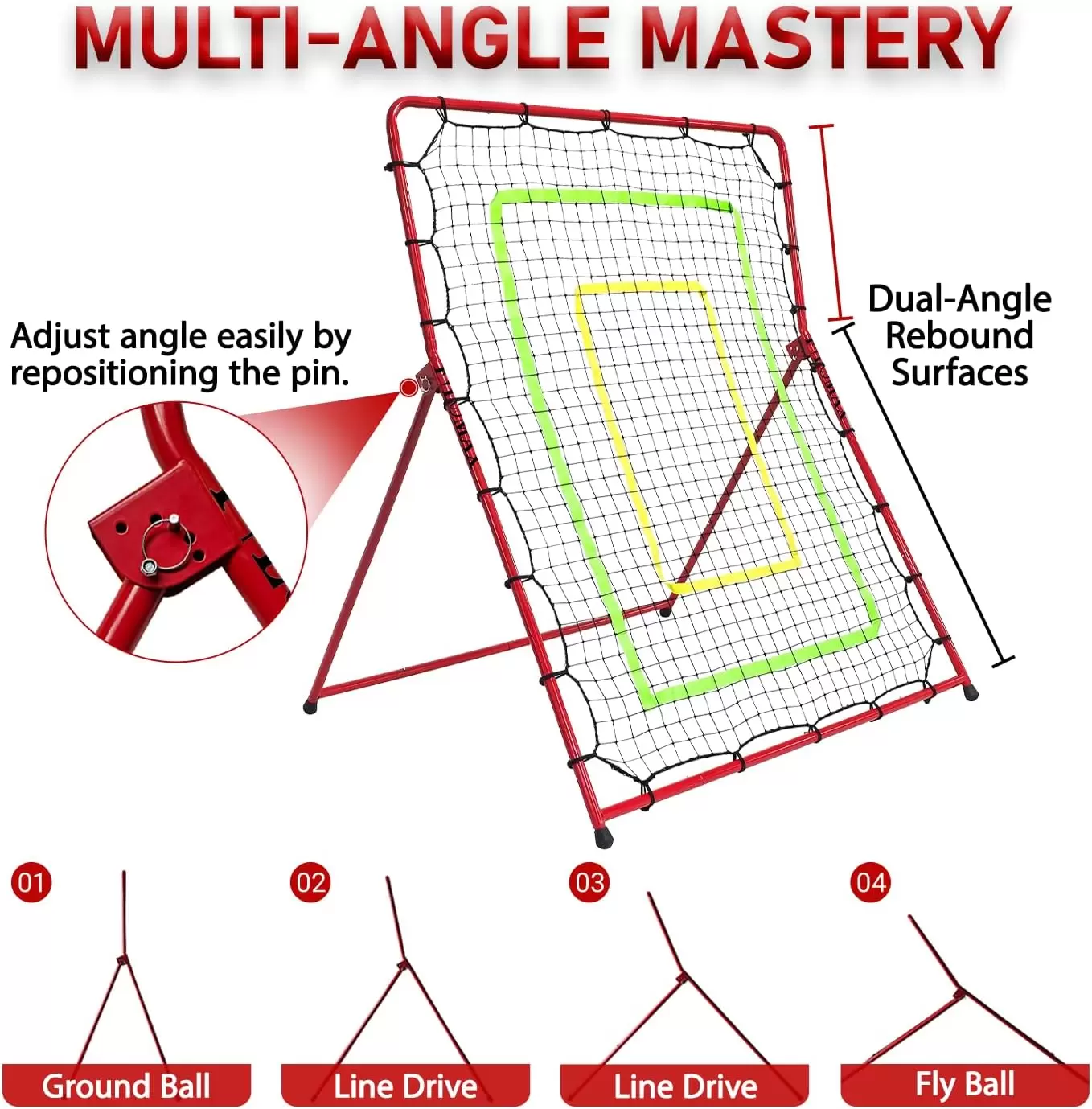2-1 尺寸可轉換多功能運動回彈網 II