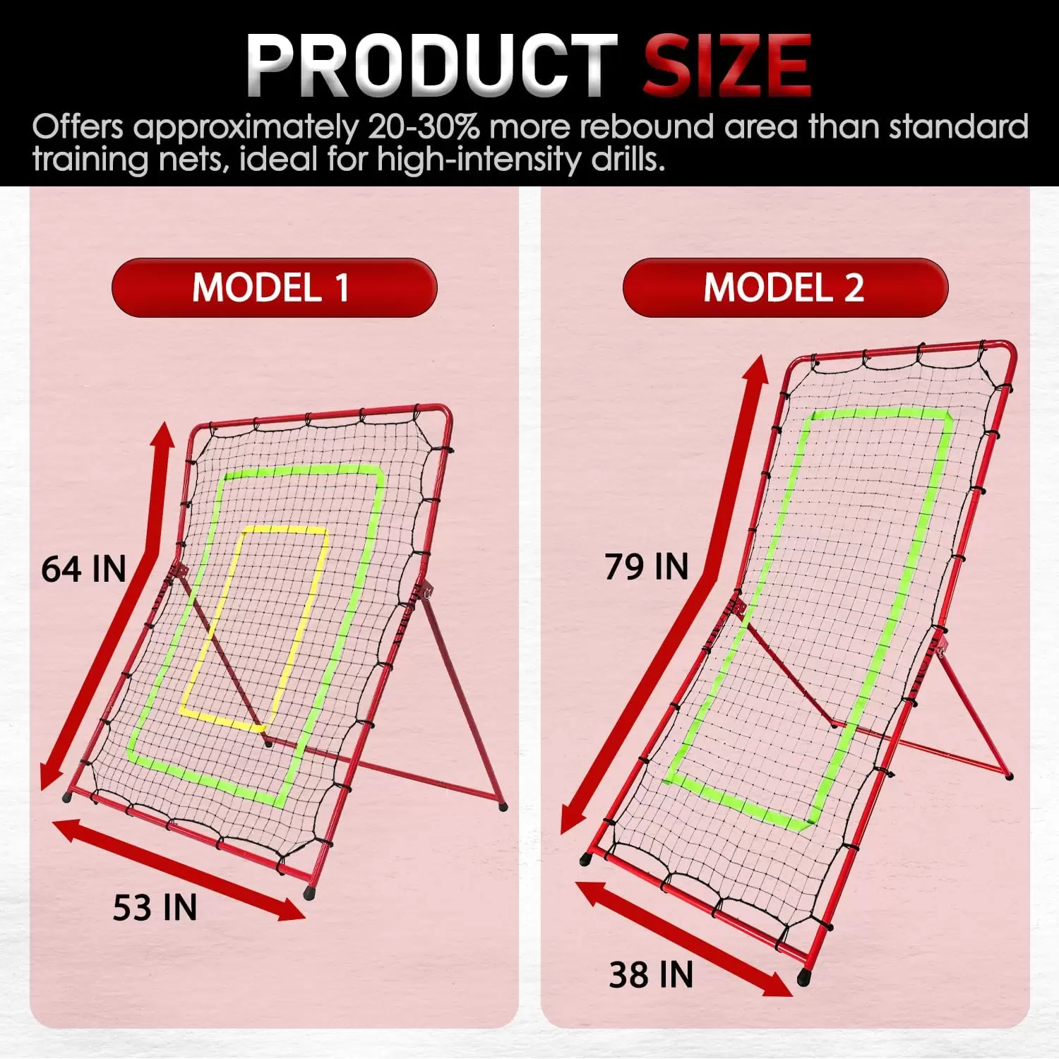 2-1 尺寸可轉換多功能運動回彈網 II