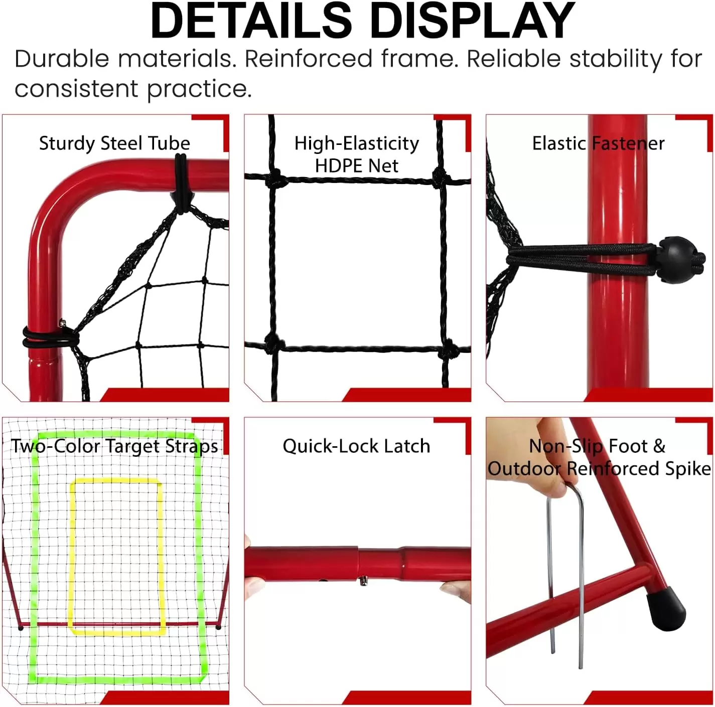 2-1 尺寸可轉換多功能運動回彈網 II