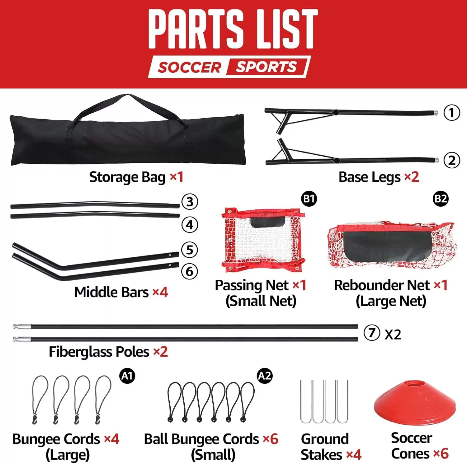 雙面足球高低迴彈網