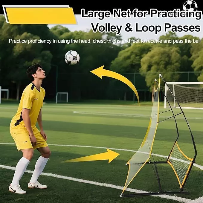 雙面足球高低迴彈網