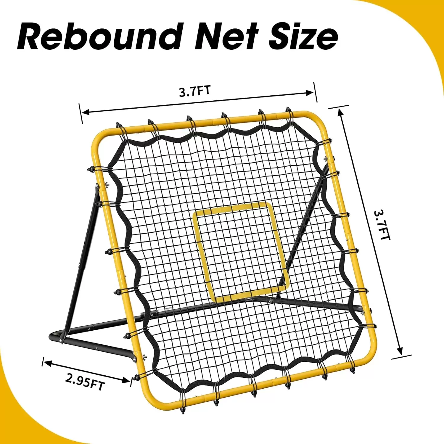 可調式角度多功能回彈網