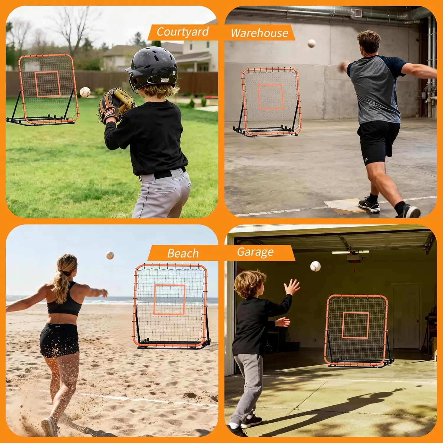 可調角度多功能運動反彈網Ⅲ