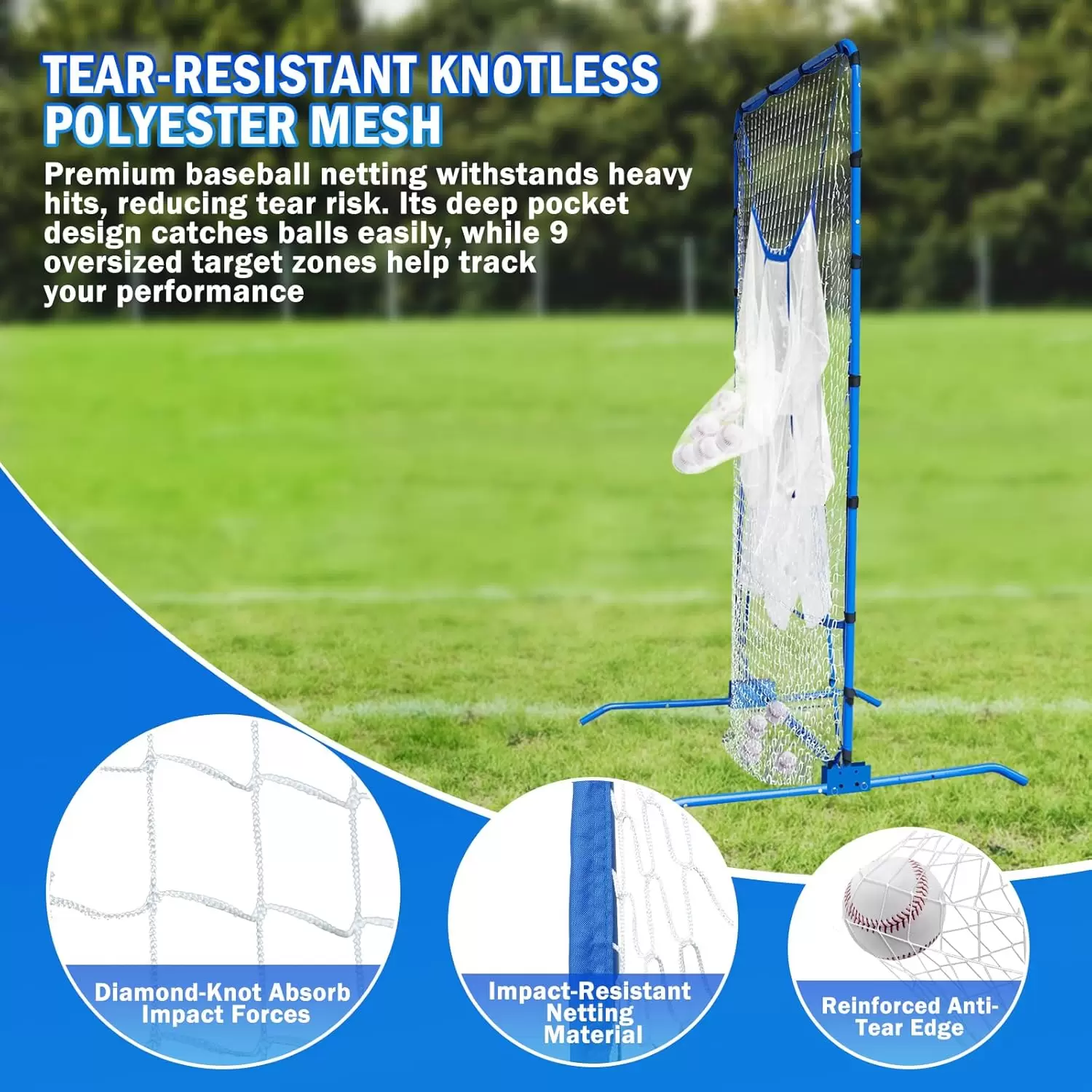 棒球和壘球九洞投球網