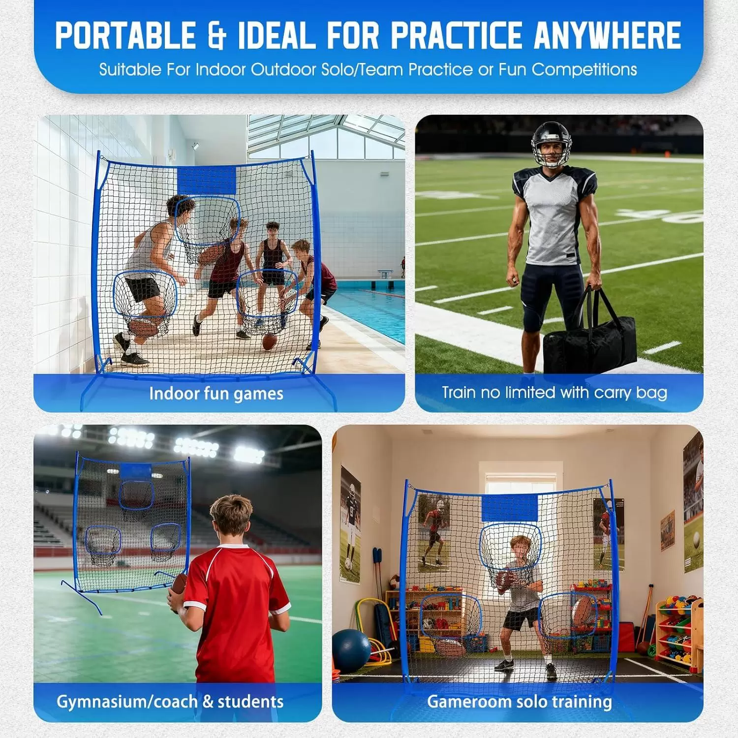 橄欖球投擲練習網 II