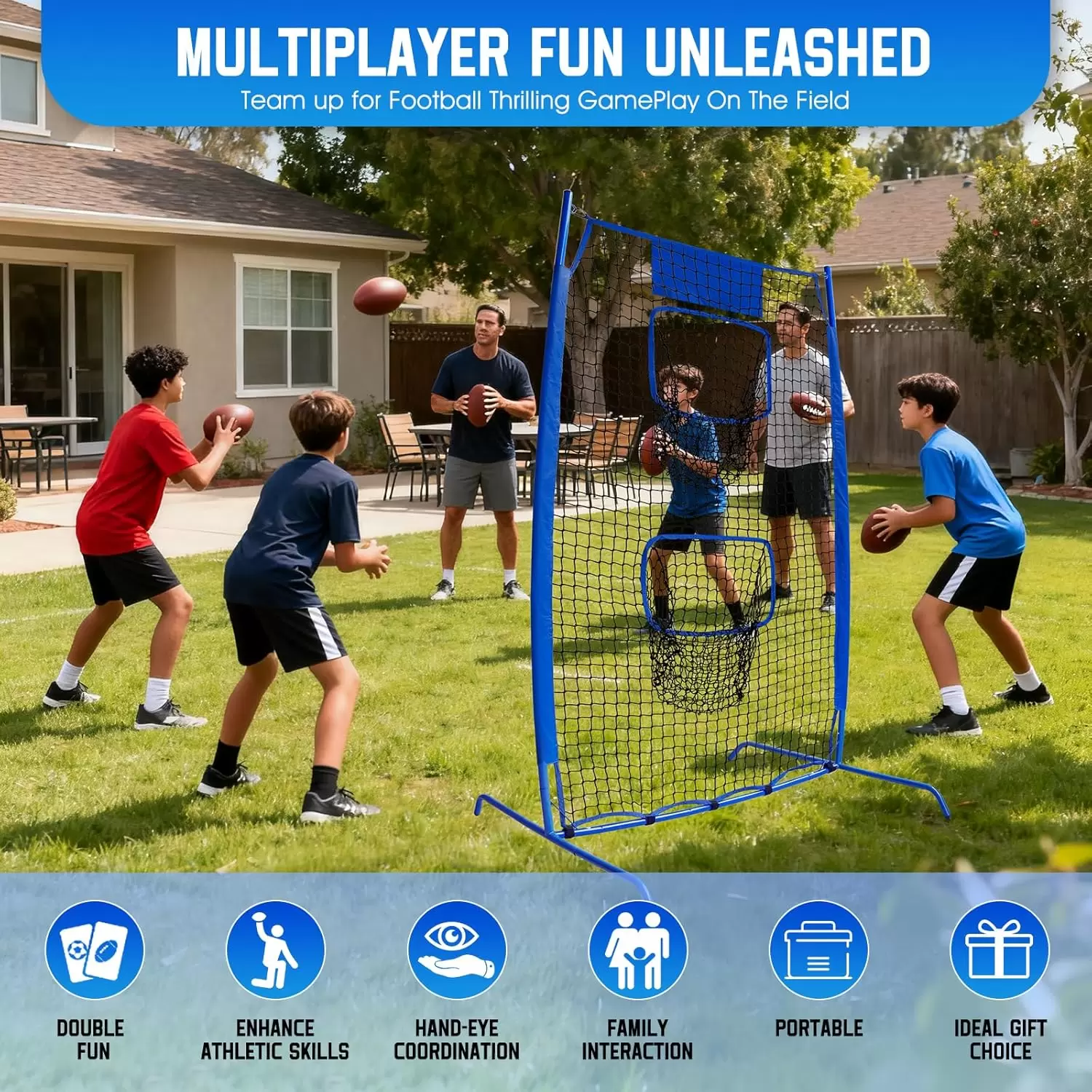 橄欖球投擲練習網 II