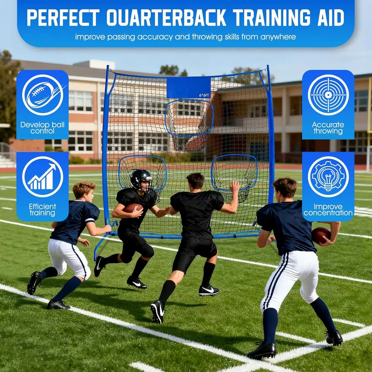 橄欖球投擲練習網 III