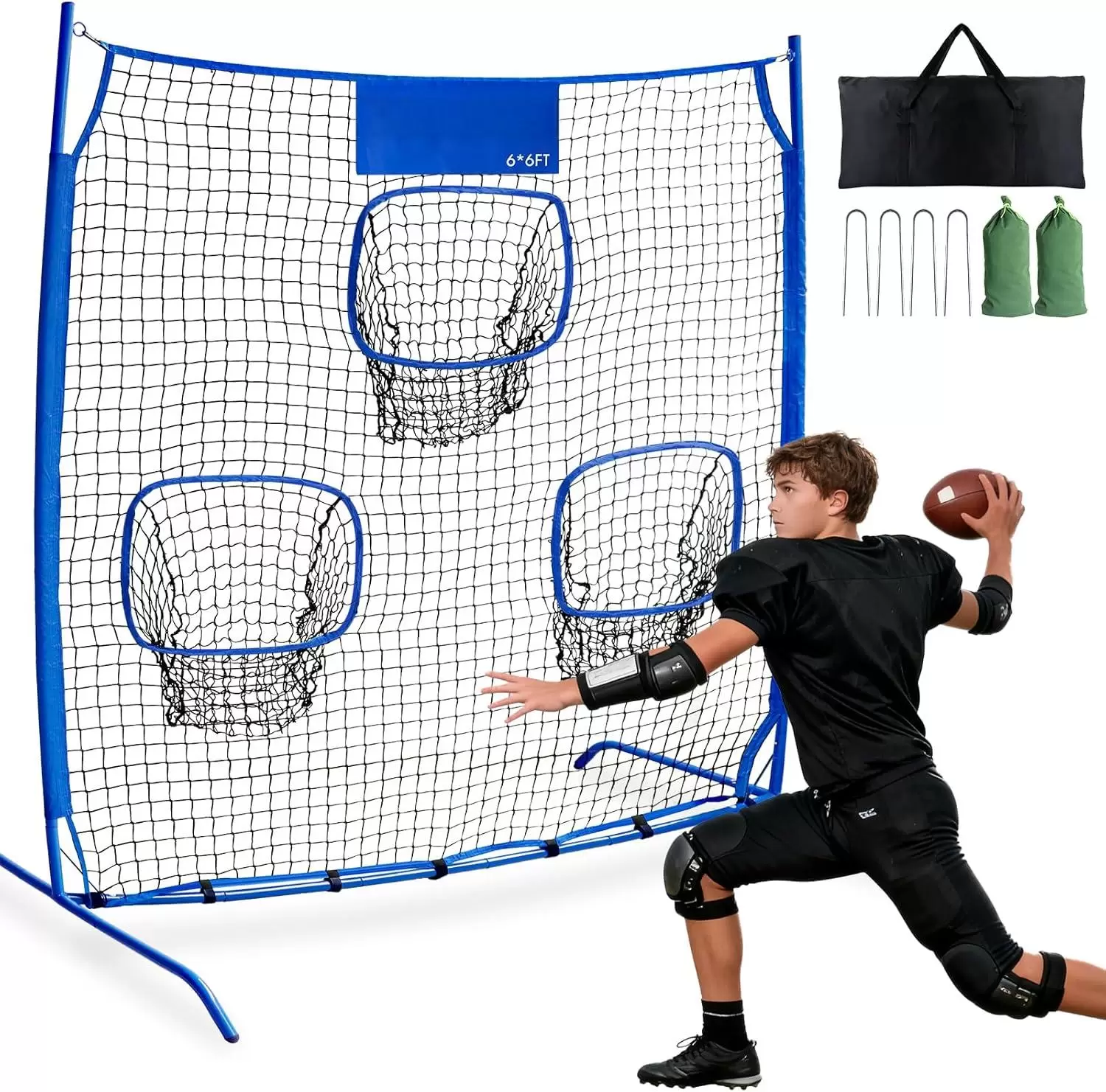 橄欖球投擲練習網 III