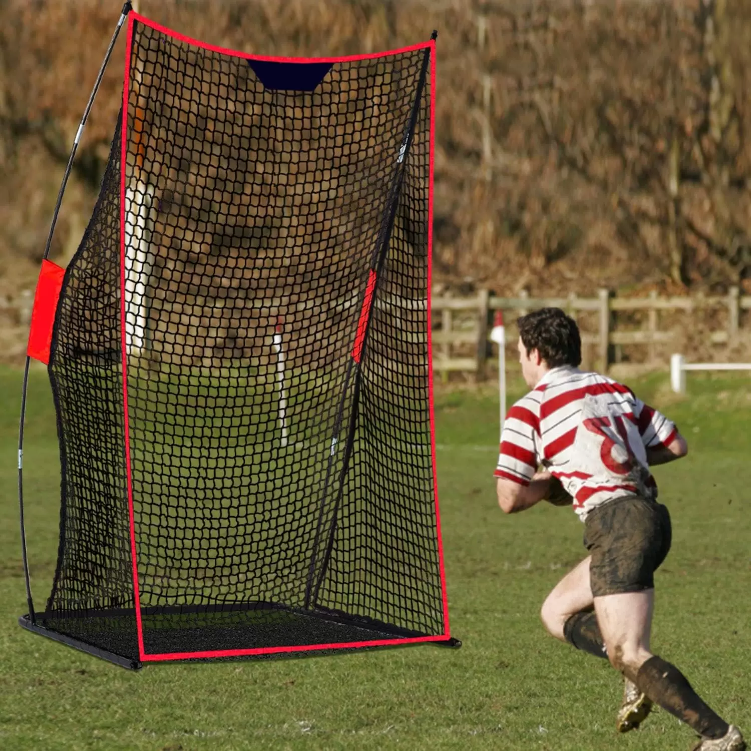 4x7英尺橄欖球練習網