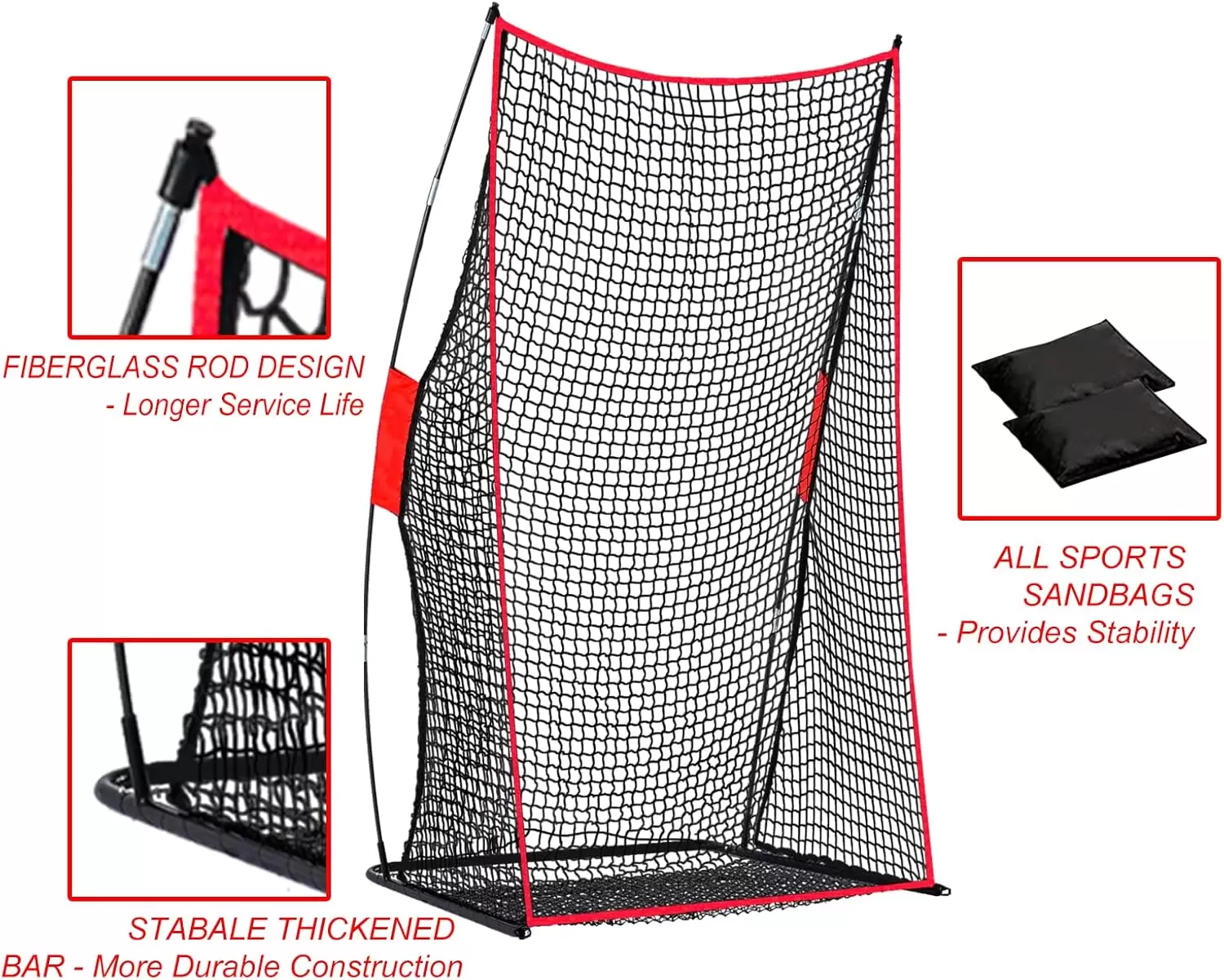 4x7英尺橄欖球練習網