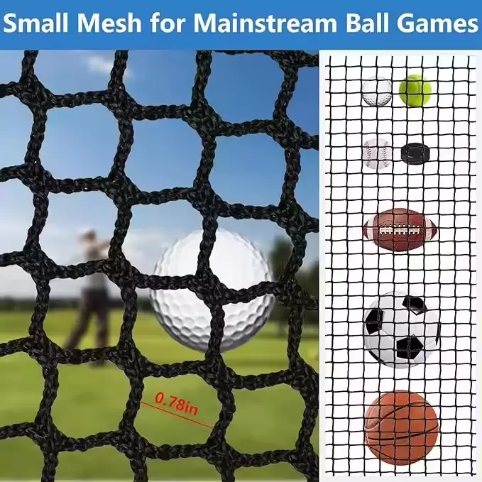 10X10X10英尺輕型高爾夫球籠，帶目標布